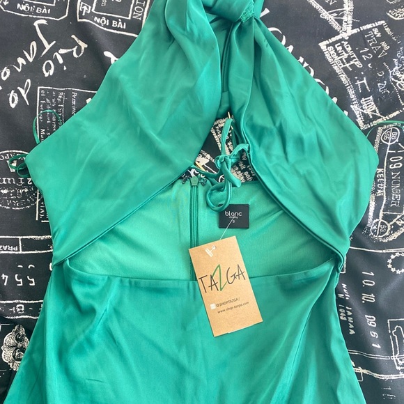 Maya Green Silk Dress (Tazga NWT) / Size S - Picture 2 of 4